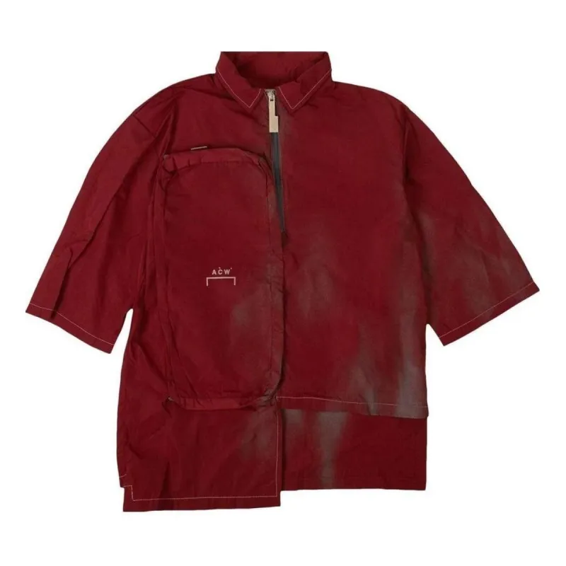 A-COLD-WALL* Speckle Detail Windbreaker 'Red' CW9SMH10AC-RED sold by KicksCrew