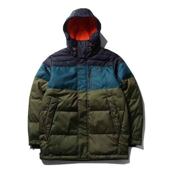 Converse Down Puffer Jacket 'Olive Green' 10019321-A01 sold by KicksCrew