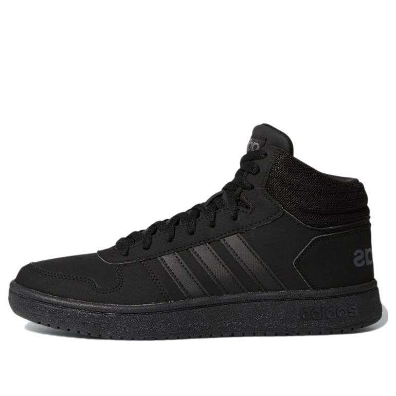Adidas Hoops 2.0 Mid Shoes 'Core Black' FV7229 sold by KicksCrew