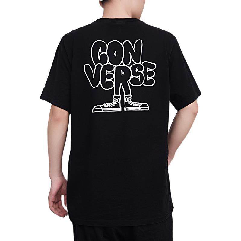 Converse Cartoon Logo T-Shirt 'Black' 10018176-A01 sold by KicksCrew product image thumbnail 3