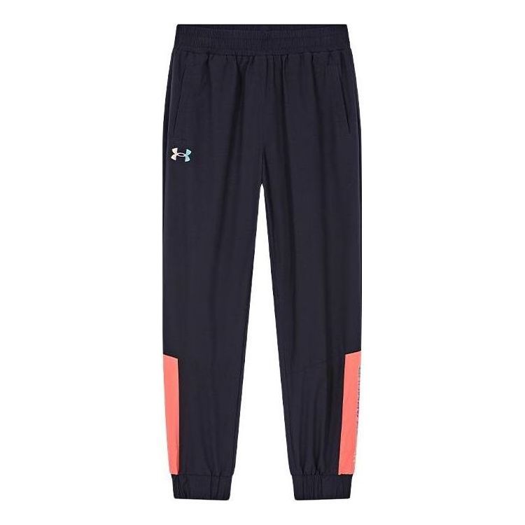 (GS) Under Armour Casual Woven Pant 'Black Pink' 234108073 sold by KicksCrew