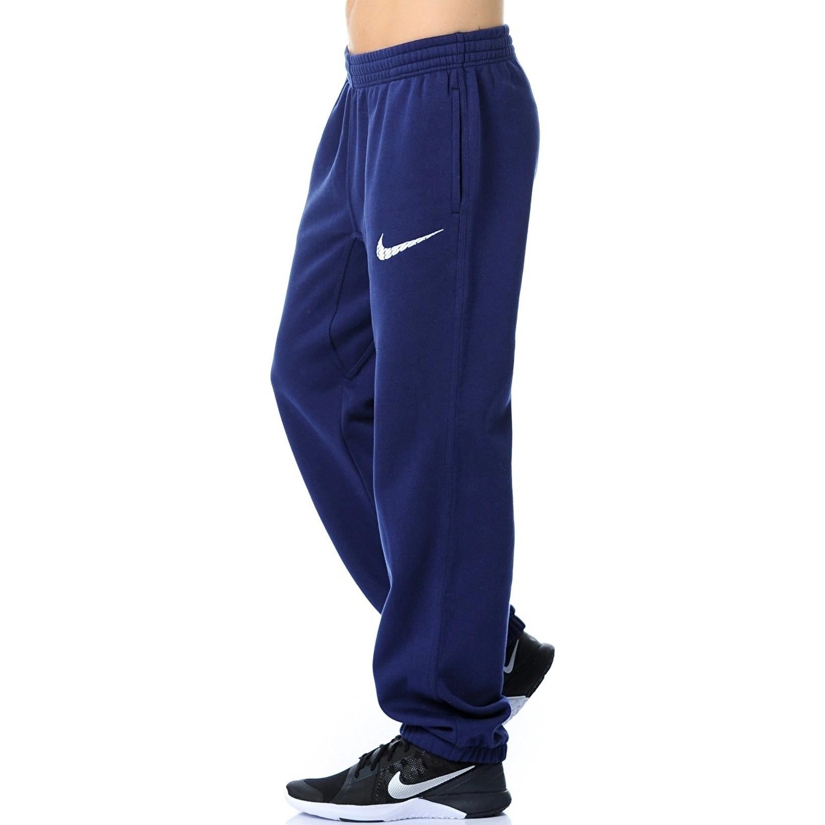 Nike Club Swoosh Fleece Cuff Pants 'Midnight Navy' 679360-410 sold by KicksCrew product image thumbnail 4