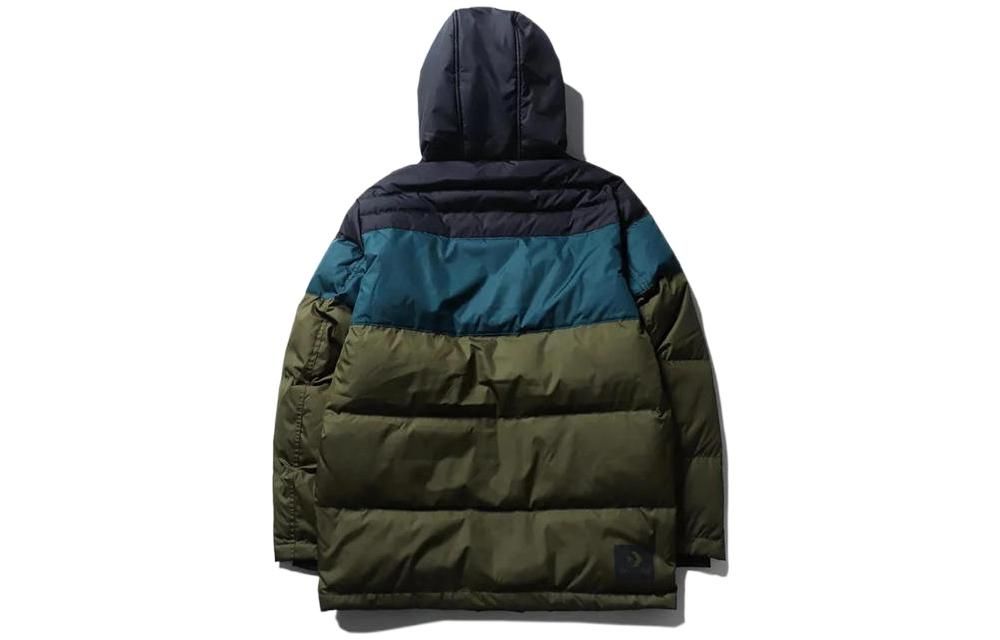 Converse Down Puffer Jacket 'Olive Green' 10019321-A01 sold by KicksCrew product image thumbnail 2