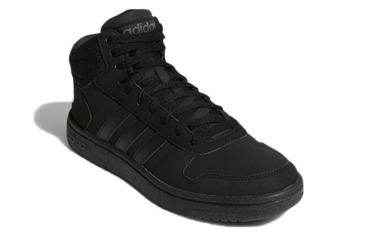 Adidas Hoops 2.0 Mid Shoes 'Core Black' FV7229 sold by KicksCrew product image thumbnail 3