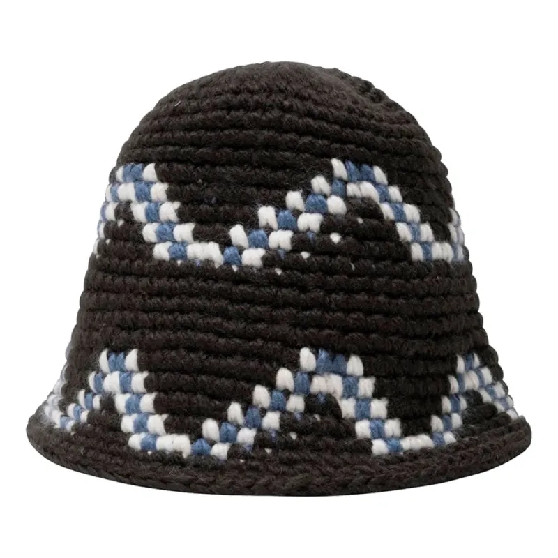 Stussy Giza Knit Bucket Hat 'Black' 1321036_BLAC_1_900X sold by KicksCrew