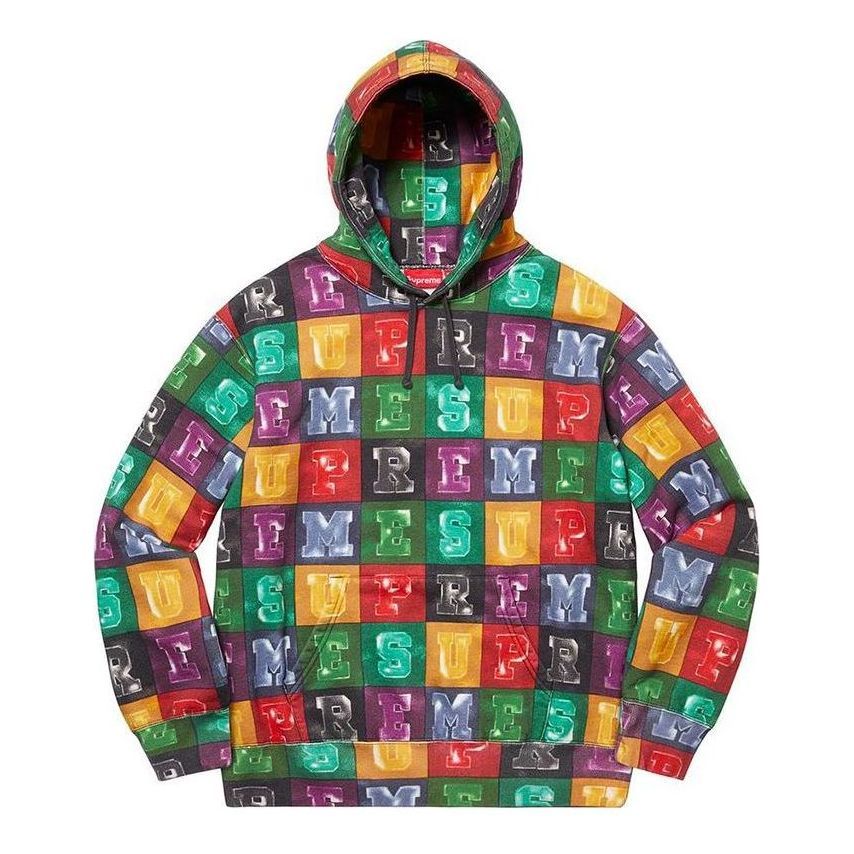 Supreme Blocks Hoodie 'Multi-Color' SUP-FW20-033 sold by KicksCrew