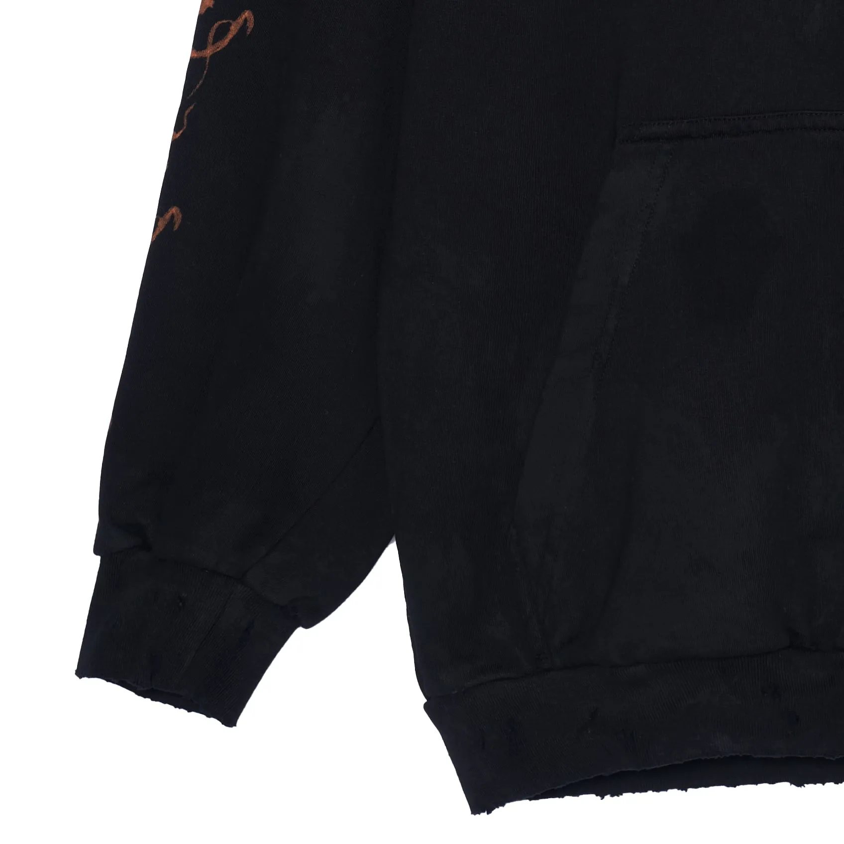 Balenciaga Heavy Metal Zip-Up Hoodie Small Fit 'Black Faded' 744454TOVD81055 sold by KicksCrew product image thumbnail 4
