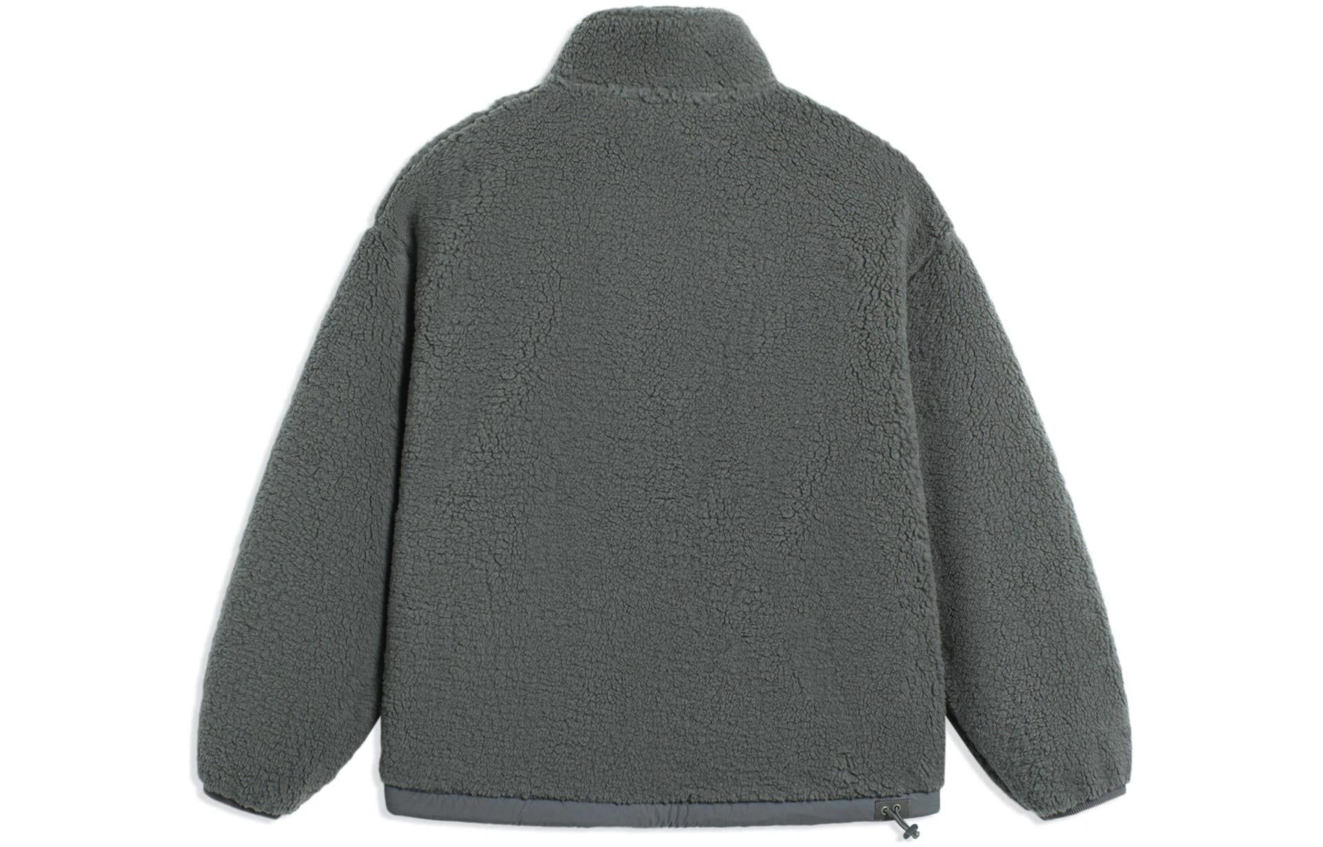 Li-Ning BadFive Logo Polar Fleece Jacket 'Grey' AFDSA67-5 sold by KicksCrew product image thumbnail 2