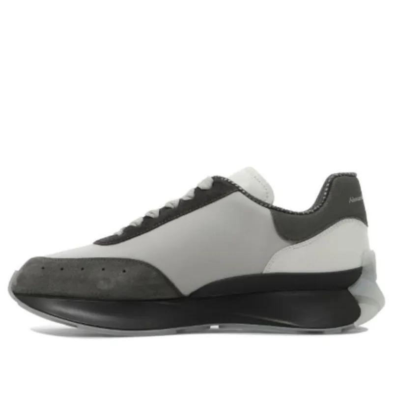 Alexander McQueen Sprint Runner Exaggerated-Sole 'Grey White' 705071W4W118395 sold by KicksCrew