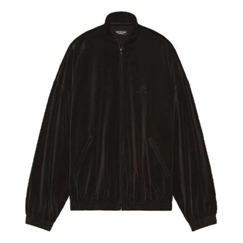 Balenciaga Hotels and Resorts Chenille Jacket 'Black' 659098TKQ121000 sold by KicksCrew