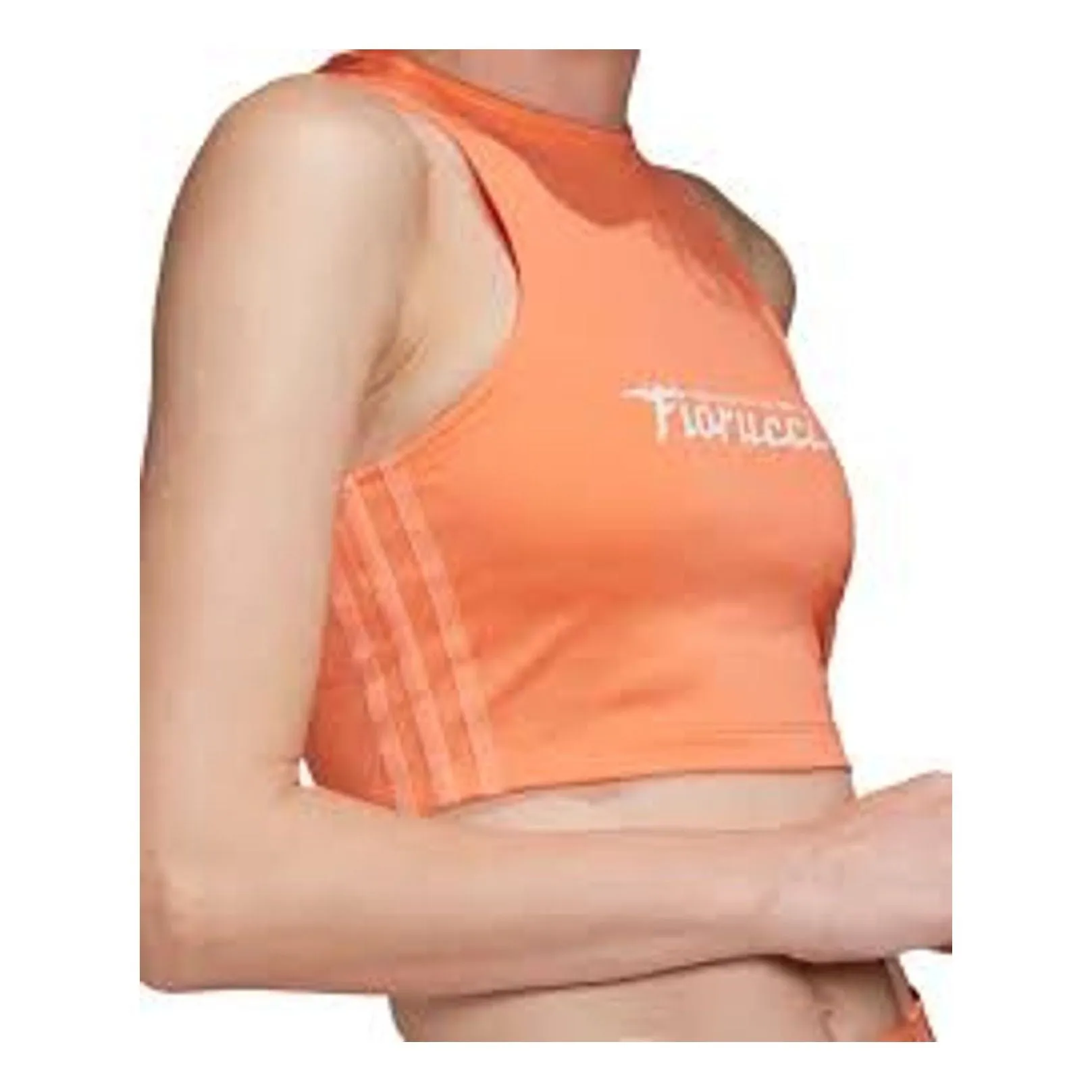 (WMNS) adidas Fiorucci Crop Top 'Orange' FL4138 sold by KicksCrew product image thumbnail 3