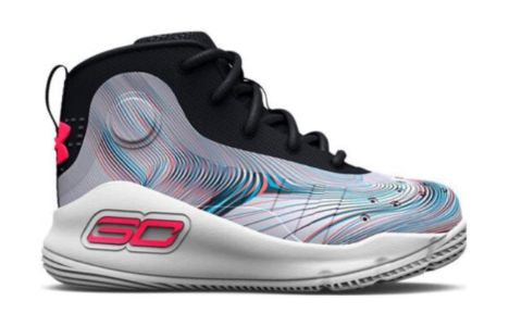 (GS) Under Armour Curry 4 Retro Basketball Shoes 'Black Grey' 1295997-008 sold by KicksCrew