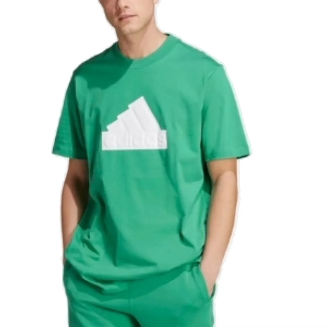adidas Future Icons Badge of Sport T-Shirt 'Green White' IC3715 sold by KicksCrew product image thumbnail 3