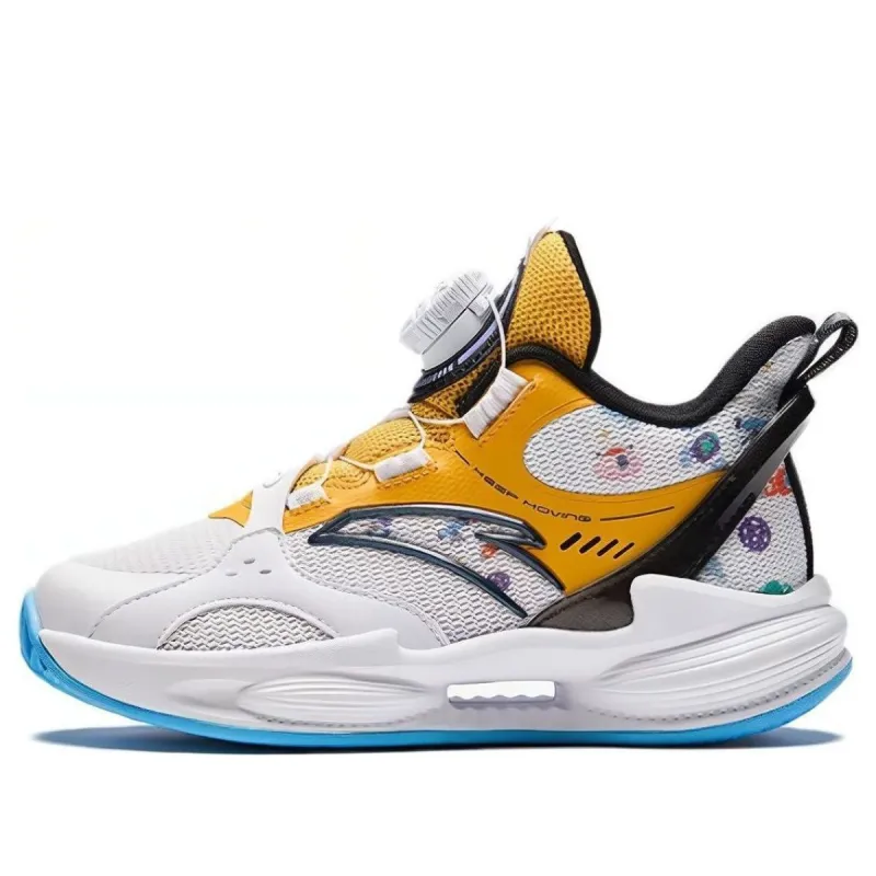 (PS) ANTA Basketball Shoes 'White Yellow Blue' A312429909-2 sold by KicksCrew