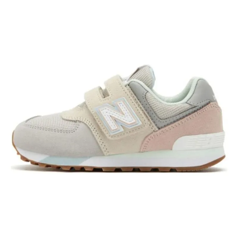 (PS) New Balance 574 Shoes 'Beige Grey Pink White' PV574PG1 sold by KicksCrew