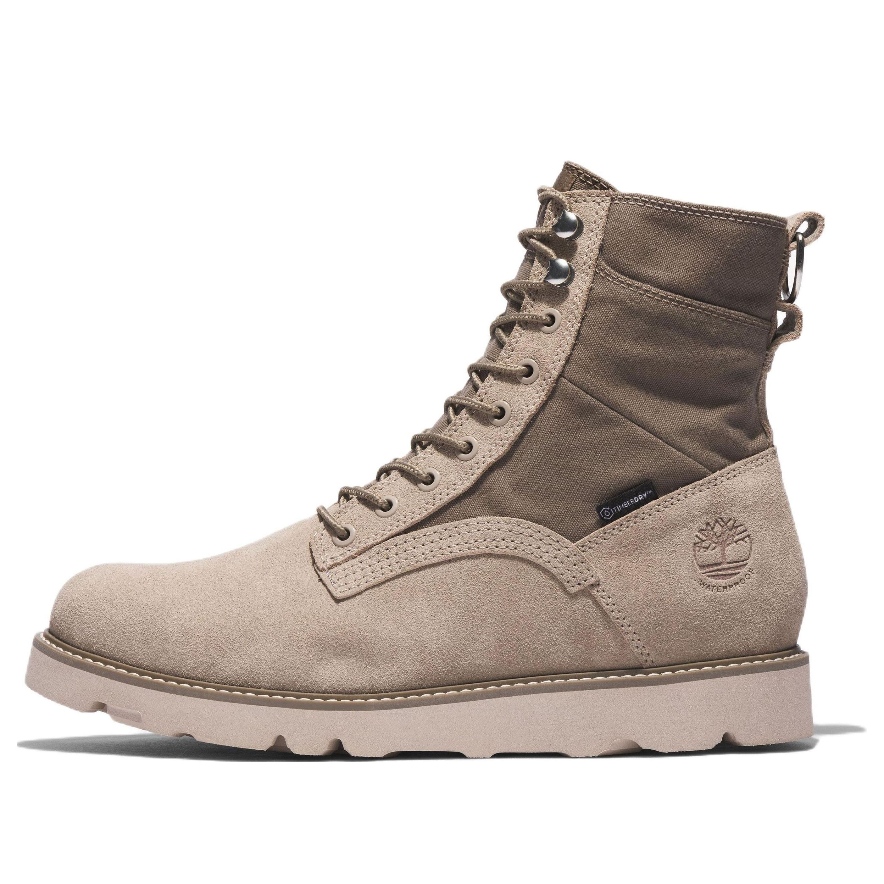Timberland Vibram Waterproof Leather and Fabric Boots 'Beige Suede' A5M8VK51 sold by KicksCrew