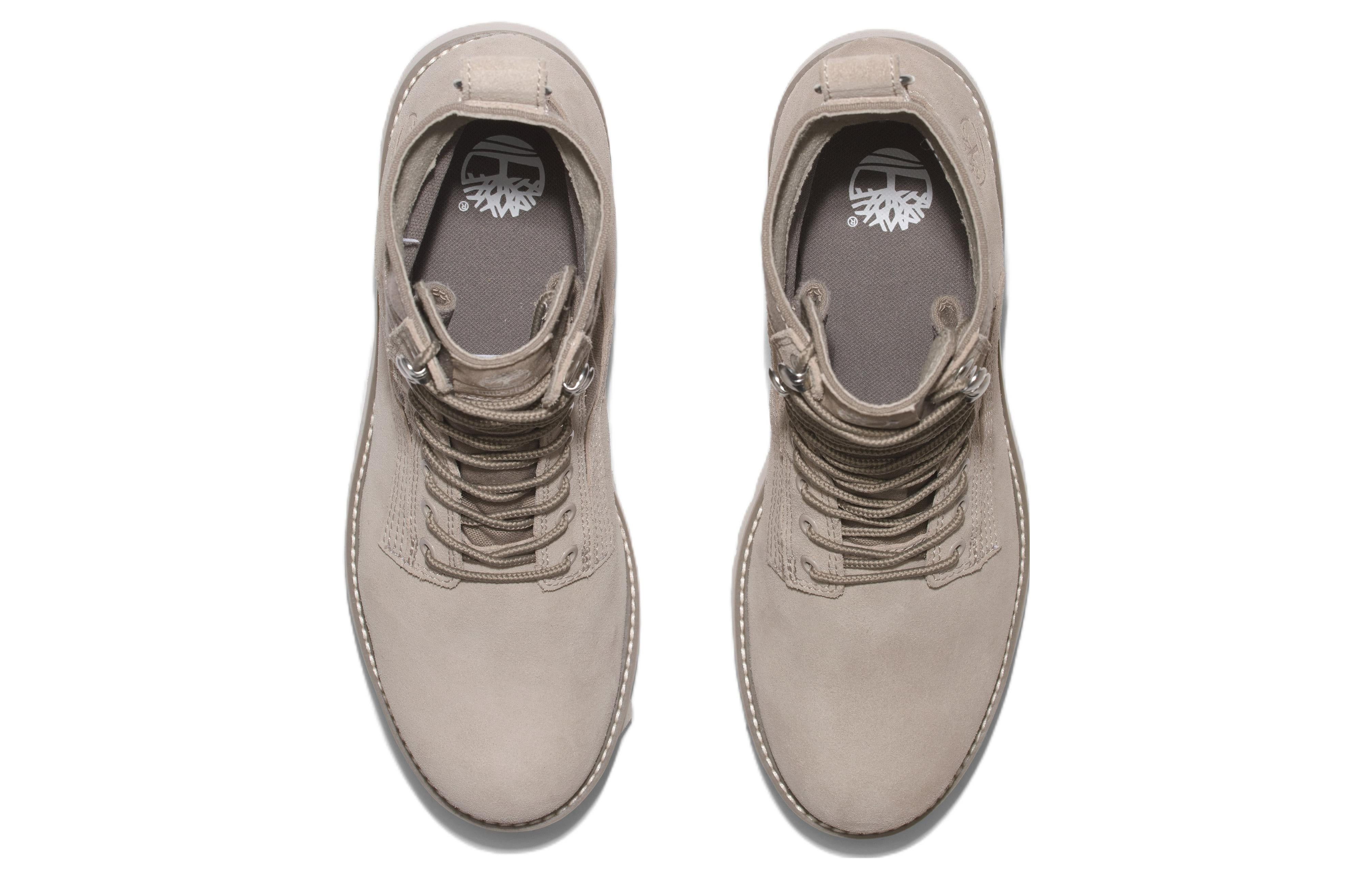 Timberland Vibram Waterproof Leather and Fabric Boots 'Beige Suede' A5M8VK51 sold by KicksCrew product image thumbnail 4