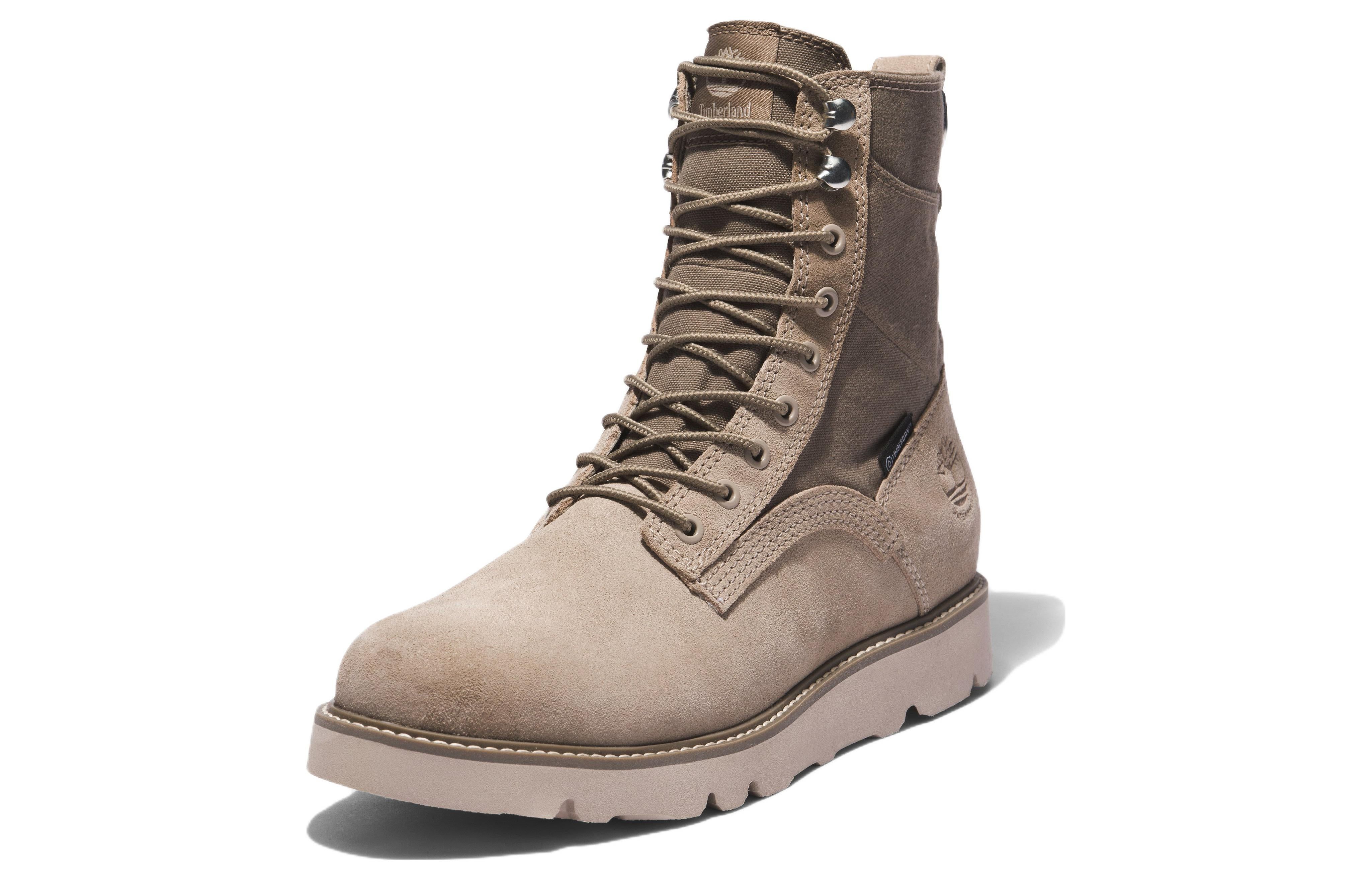Timberland Vibram Waterproof Leather and Fabric Boots 'Beige Suede' A5M8VK51 sold by KicksCrew product image thumbnail 3