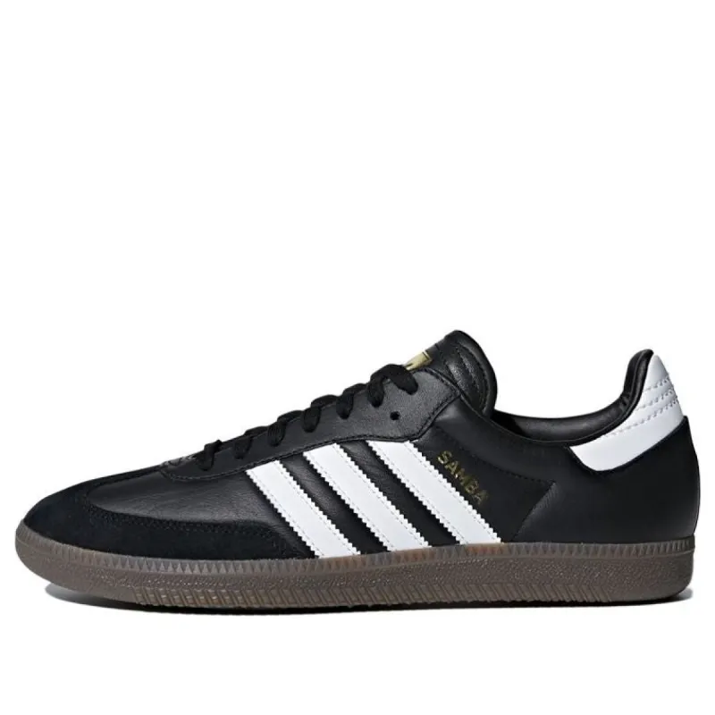 adidas originals Samba FB Shoes 'Black White Gum' CQ2094 sold by KicksCrew