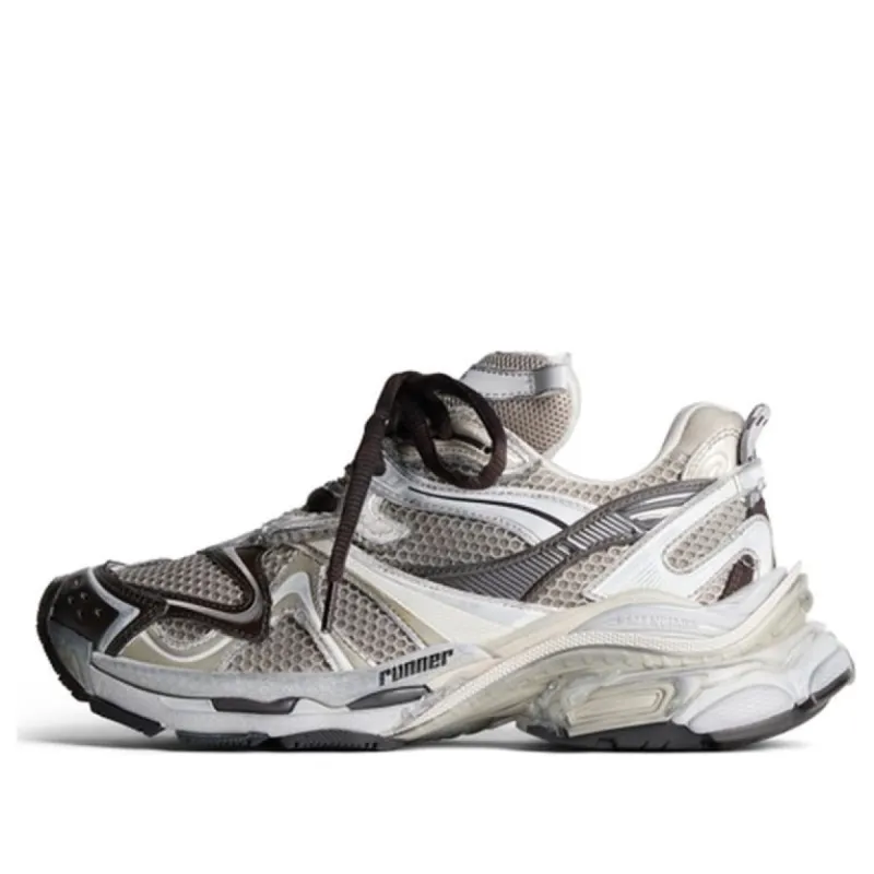 Balenciaga Runner 2.0 Sneakers 'Beige Mesh and Polyurethane' 779066W3RXP2000 sold by KicksCrew