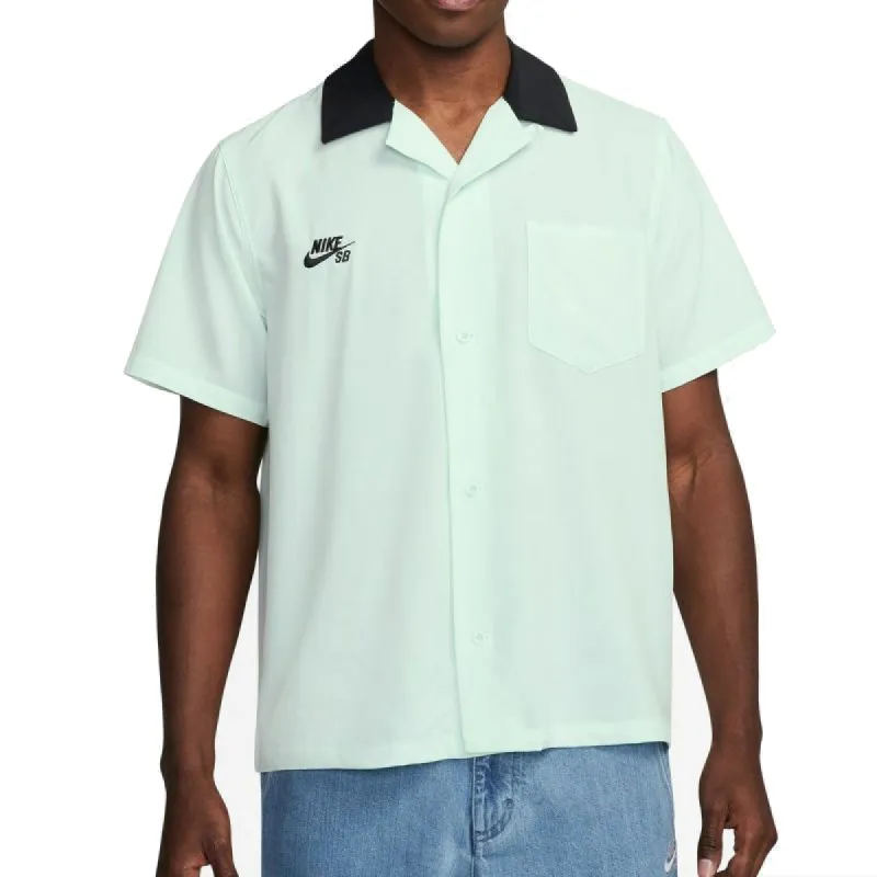 Nike SB Short-Sleeve Button-Up Skate Bowler Shirt 'Federation Agnostic' FZ4059-394 sold by KicksCrew