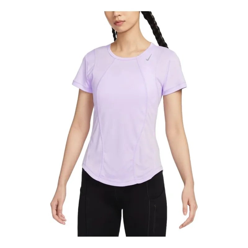 (WMNS) Nike Fast Dri-FIT Running T-shirt Asia Sizing 'Purple' FN2519-512 sold by KicksCrew