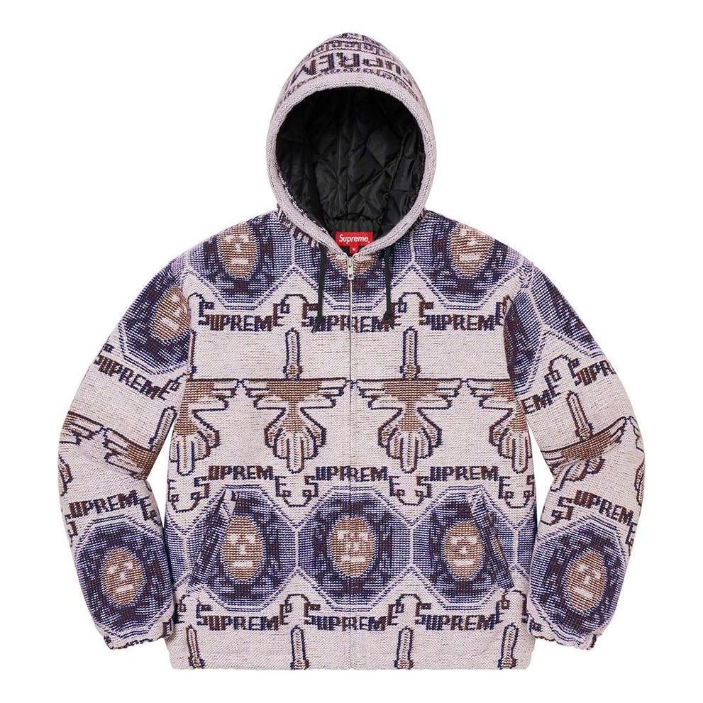 Supreme Woven Hooded Jacket 'Multi-Color' SUP-FW22-264 sold by KicksCrew