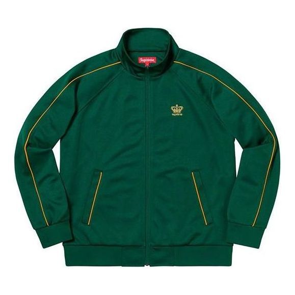 Supreme Crown Track Jacket 'Green' SUP-FW19-181 sold by KicksCrew