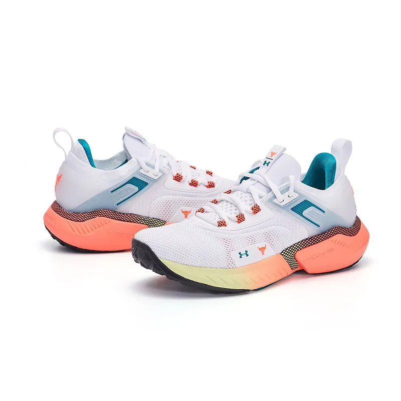 (GS) Under Armour Project Rock 5 'White After Burn' 3025437-100 sold by KicksCrew product image thumbnail 3