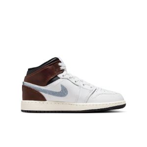 (GS) Air Jordan 1 Mid SE 'White Blue Grey' FQ8162-142 sold by KicksCrew