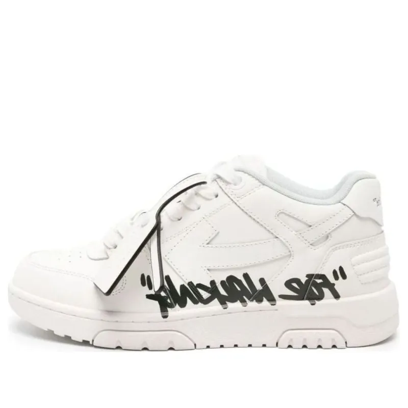 Off-White Out Of Office Low 'For Walking White Black'' OMIA189C99LEA0120110 sold by KicksCrew