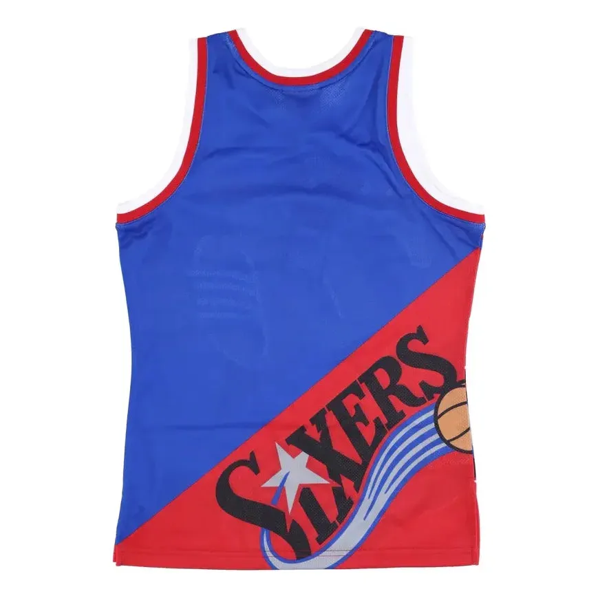 Mitchell & Ness x NBA Big Face Fashion Tank 5.0 'Philadelphia 76ers' TMTK4350-P76YYPPPBLUE sold by KicksCrew product image thumbnail 2