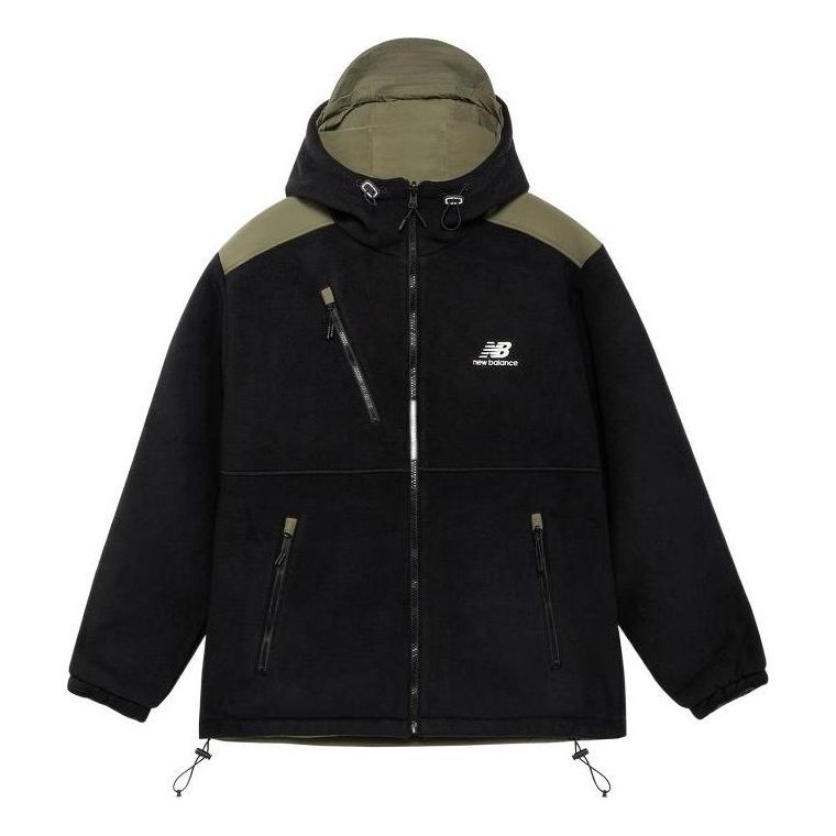 New Balance Logo Reversible Jacket 'Black' AMJ23317-BK sold by KicksCrew