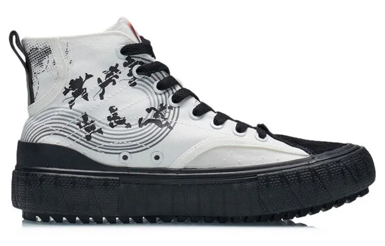 (WMNS) Li-Ning x Disney Canvas Hi Shoes 'White Black' AGCR180-5 sold by KicksCrew product image thumbnail 2