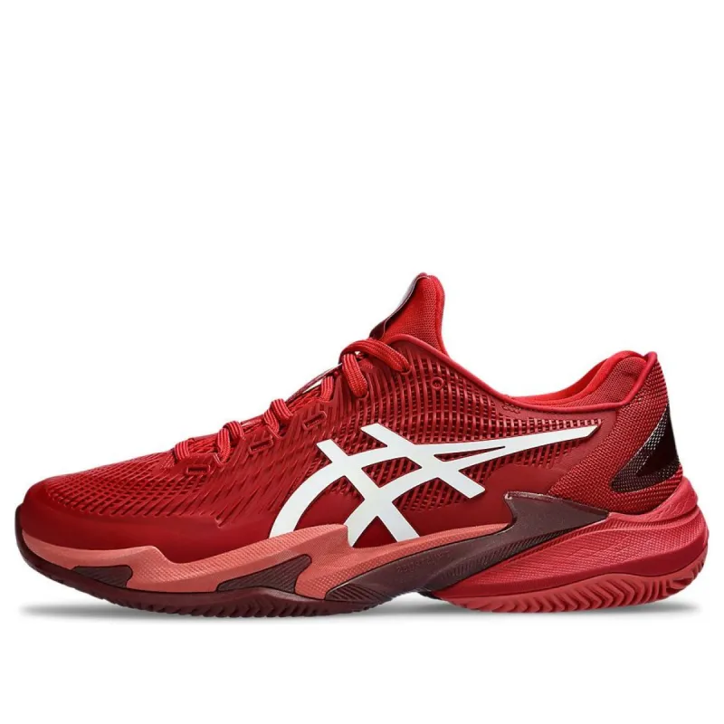 ASICS Court FF 3 Novak Clay 'Cranberry White' 1041A362-962 sold by KicksCrew