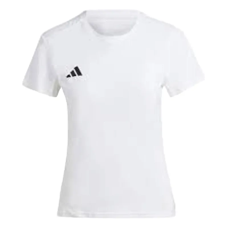 (WMNS) adidas Adizero Essentials Running T-Shirt 'White' IN1173 sold by KicksCrew