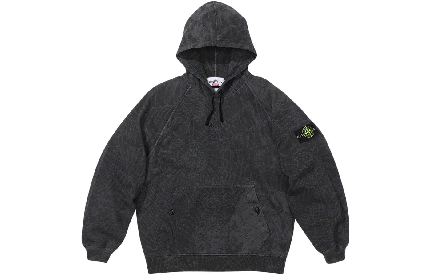Supreme x STONE ISLAND FW23 Week10 Hoodie 'Black' SUP-FW23-169 sold by KicksCrew product image thumbnail 2