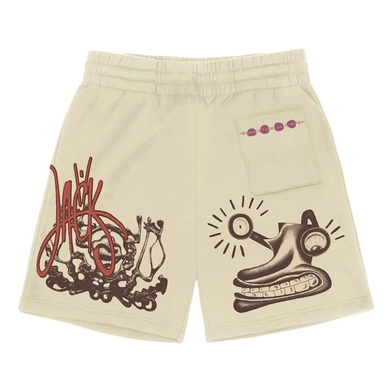 Travis Scott Cactus Jack FW22 Character Shorts 'Natural' CJFN-SS90 sold by KicksCrew product image thumbnail 2