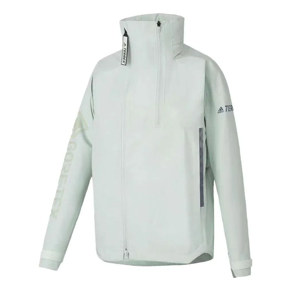 adidas Terrex Myshelter Gore-Tex Waterproof Jacket 'Green' HC6268 sold by KicksCrew