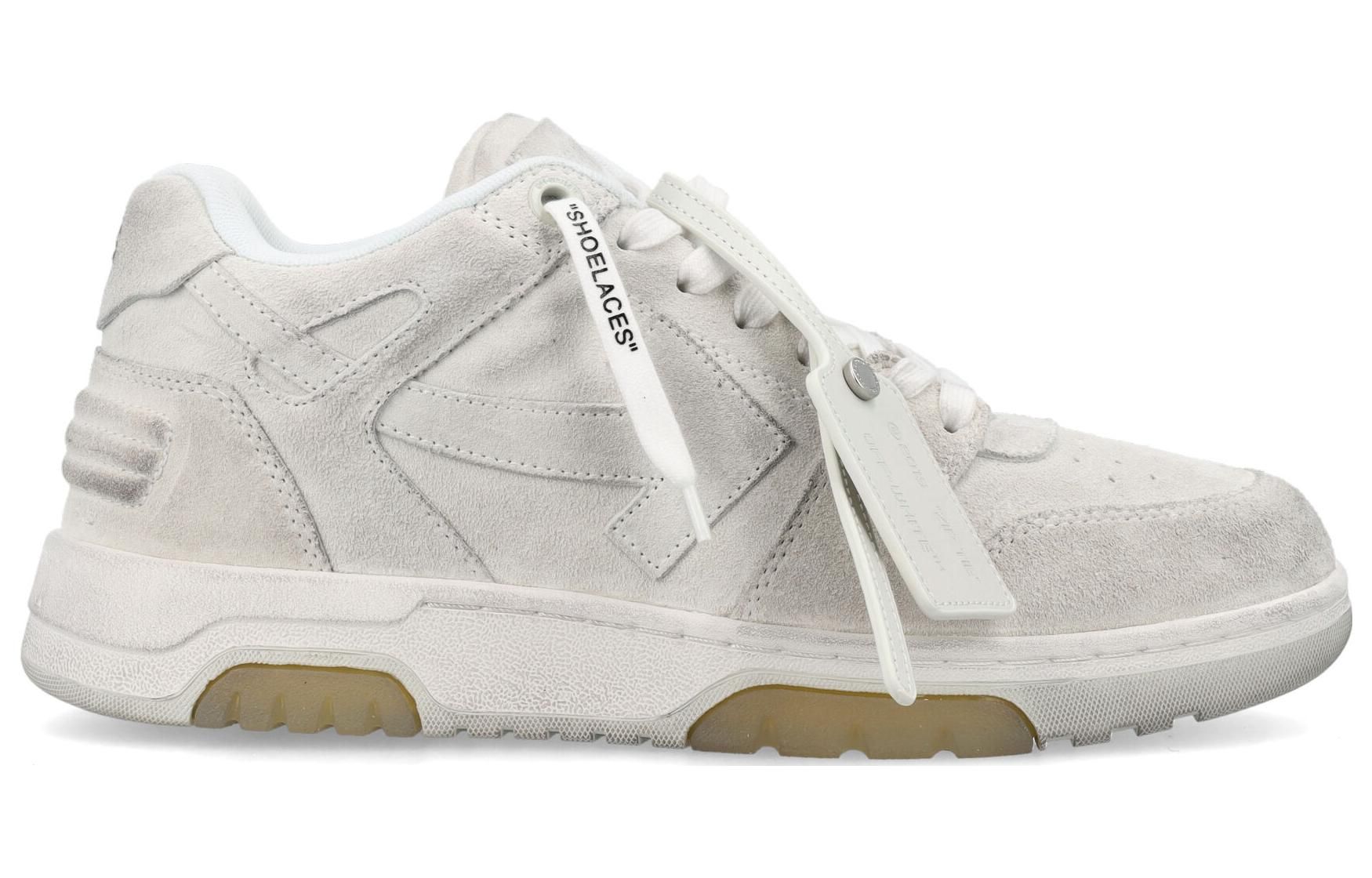 Off-White Out Of Office Vintage Leather 'Grey White' OMIA189F22LEA0120101 sold by KicksCrew product image thumbnail 2