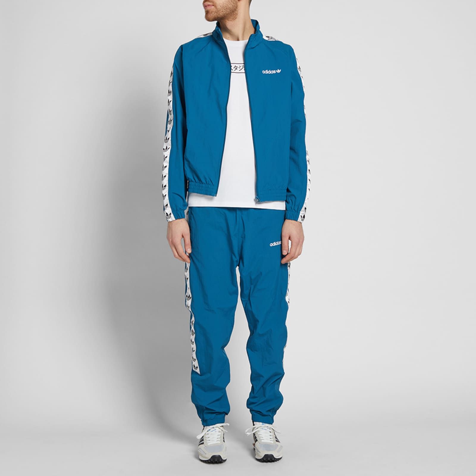 adidas Originals Vintage Track Jacket With Taped Side Stripe 'Blue' CE4827 sold by KicksCrew product image thumbnail 2