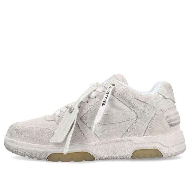 Off-White Out Of Office Vintage Leather 'Grey White' OMIA189F22LEA0120101 sold by KicksCrew
