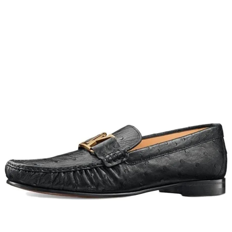 LOUIS VUITTON Montaigne Loafers 'Black Logo Monogram' 1A3YEI sold by KicksCrew