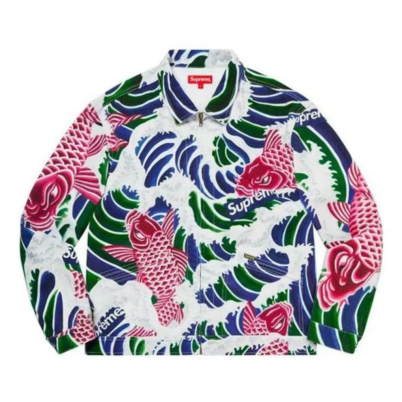 Supreme Waves Work Jacket 'Multi-Color' SUP-SS20-664 sold by KicksCrew