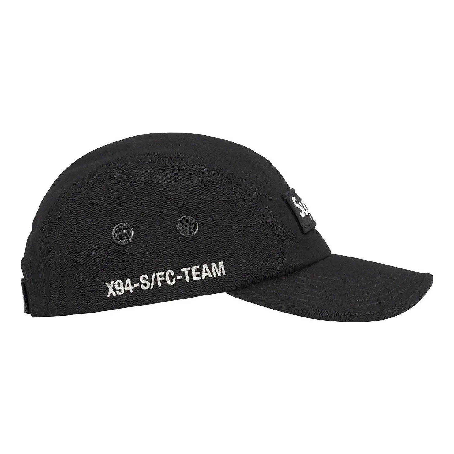 Supreme Military Camp Cap 'Black White' SUP-SS22-737 sold by KicksCrew product image thumbnail 3