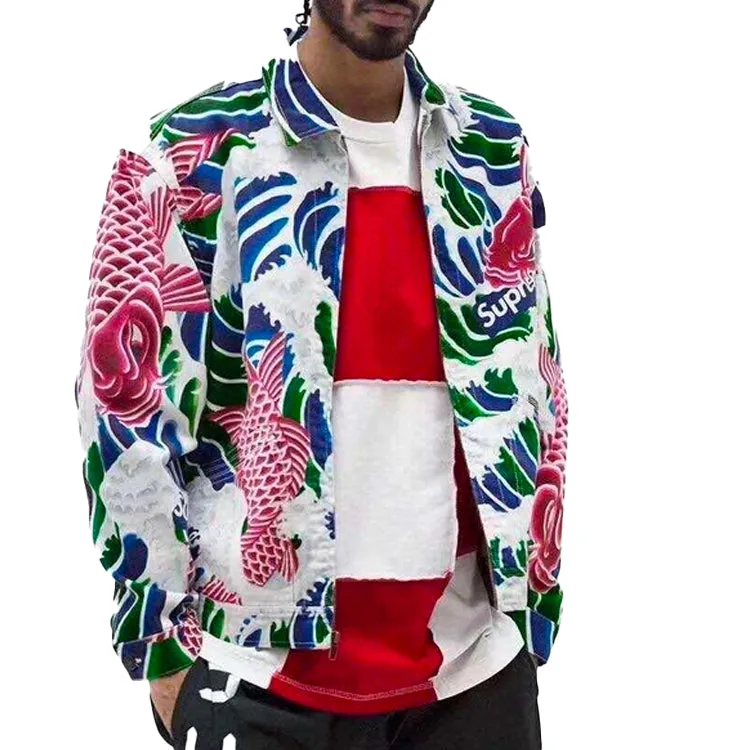Supreme Waves Work Jacket 'Multi-Color' SUP-SS20-664 sold by KicksCrew product image thumbnail 3