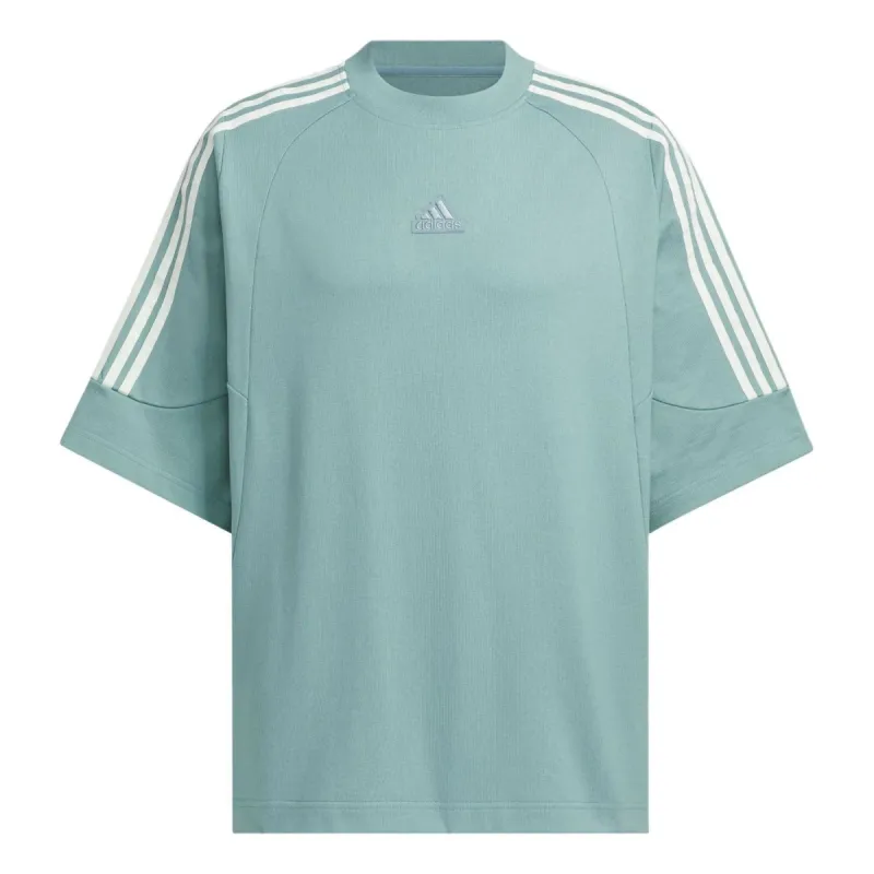 adidas Logo T-Shirt 'Teal' JI6645 sold by KicksCrew