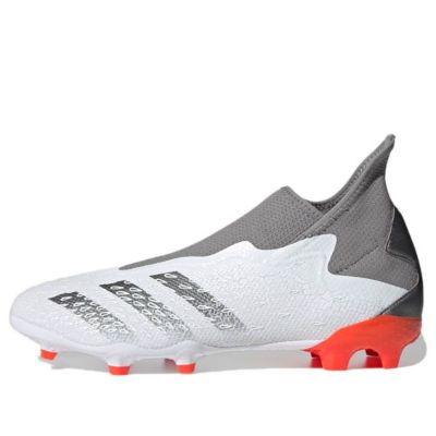 Adidas Predator Freak.3 Laceless FG 'Demonscale - White Solar Red' FY6293 sold by KicksCrew