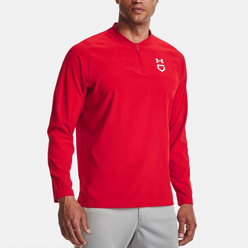Under Armour Utility Long Sleeve Cage Jacket 'Red' 1375656-600 sold by KicksCrew product image thumbnail 3