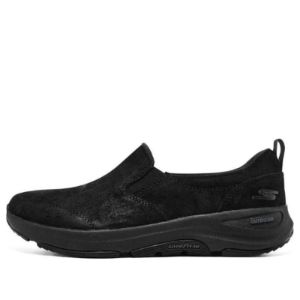 (WMNS) Skechers Go Walk Outdoors 'Mountain Vie - Pure Black' 124427-BBK sold by KicksCrew